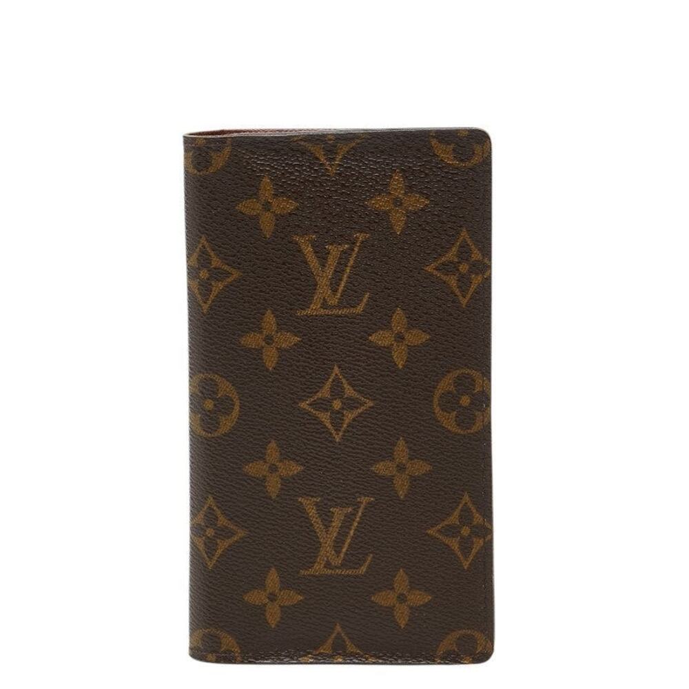 Louis Vuitton Monogram Agenda Poche Notebook Cover Brown